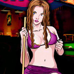 Sexy beauty Billiards