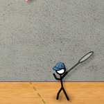 Stick Figure Badminton